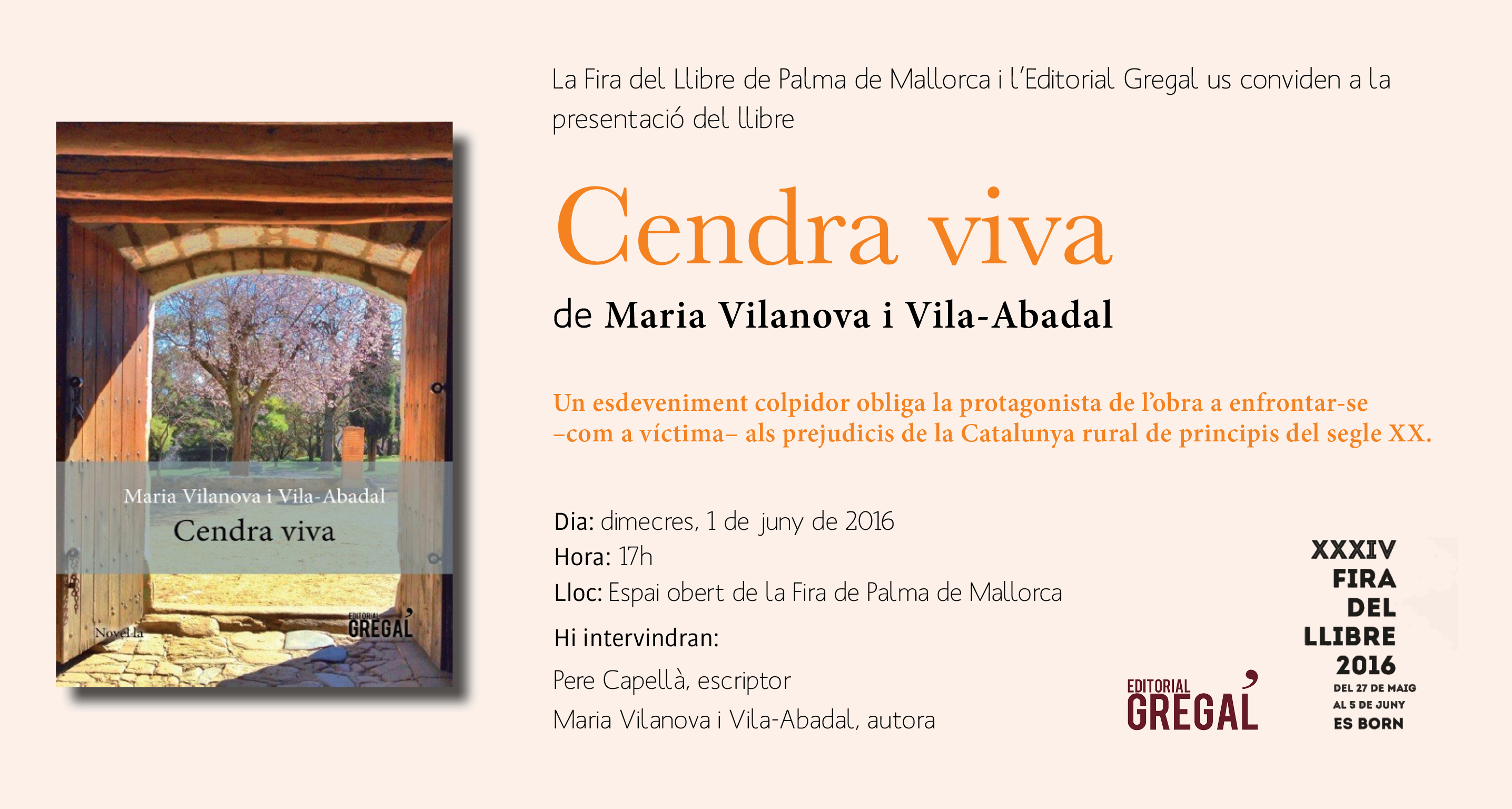 Cendra viva Fira del Llibre de Palma